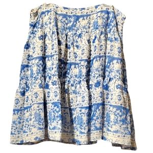 Chaps Floral Skirt